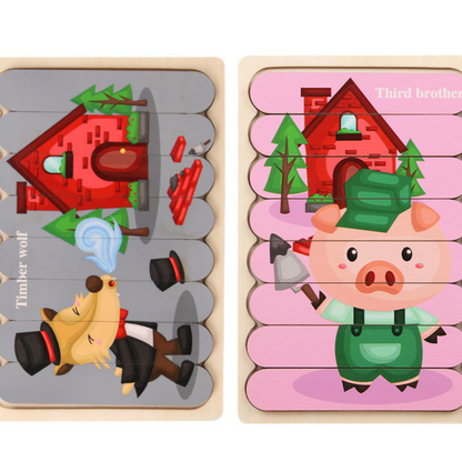 Puzzle éducatif en bois