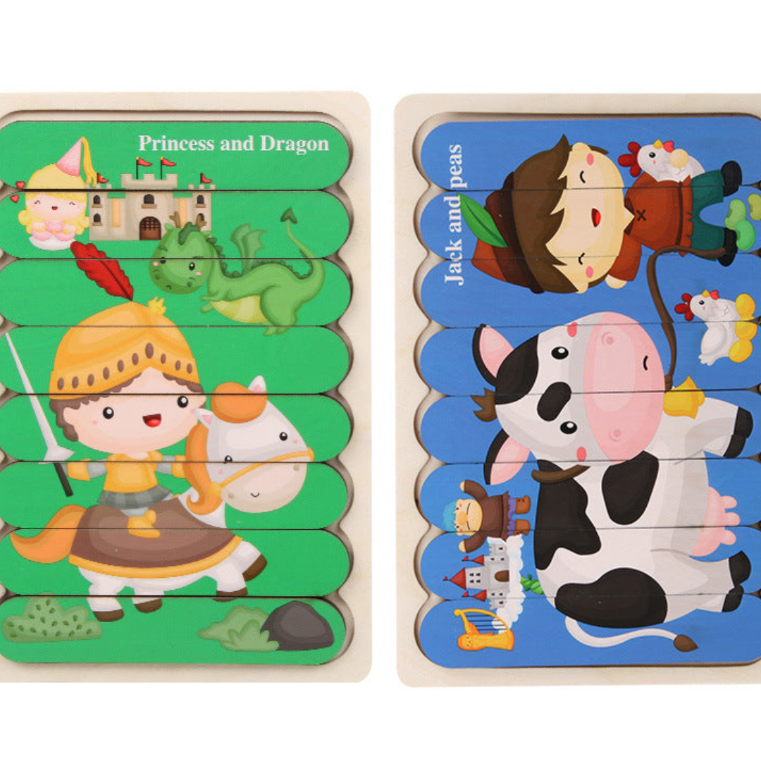 Puzzle éducatif en bois