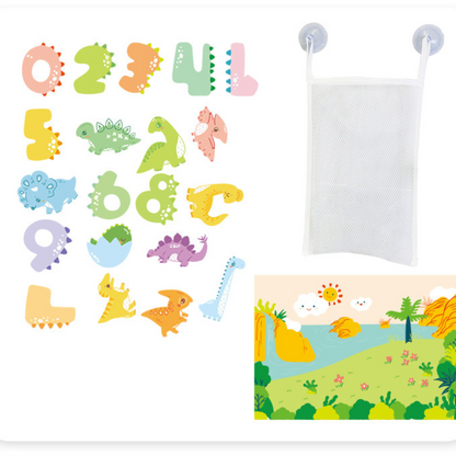 Jouets de bain en caoutchouc colorés et amusants