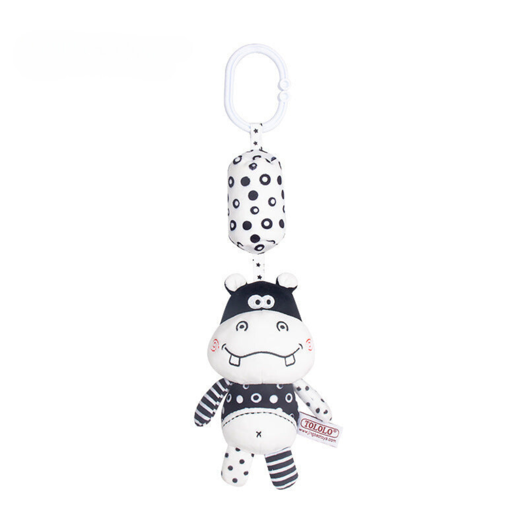 Hochets en peluche mignons pour bébé, parfaits pour la chambre et les promenades