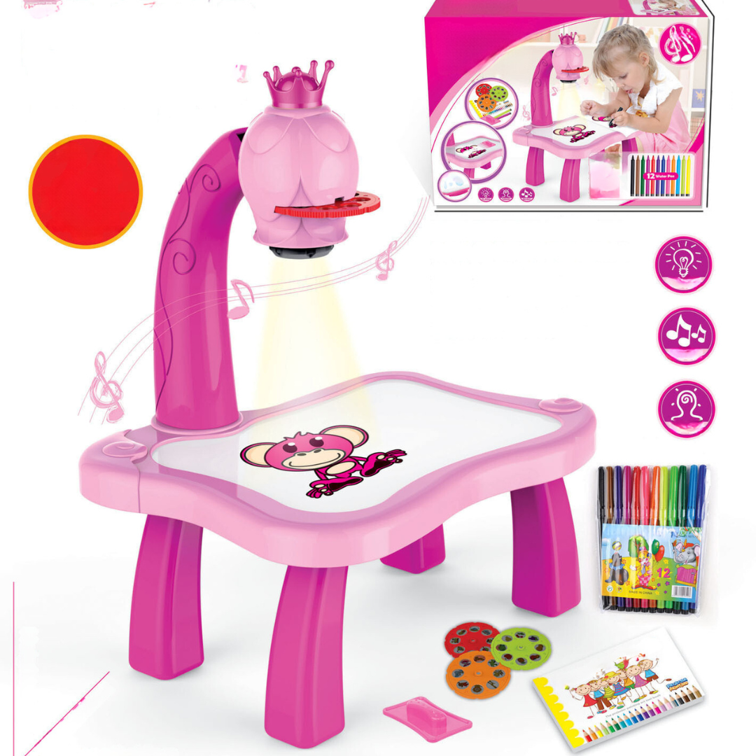Table à dessin artistique avec projecteur intégré