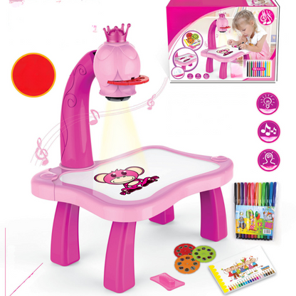 Table à dessin artistique avec projecteur intégré
