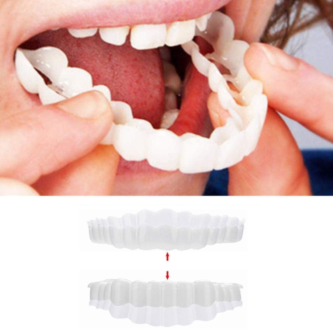 Easy Fit Clip On Teeth Veneers Set Upper Lower - Halri