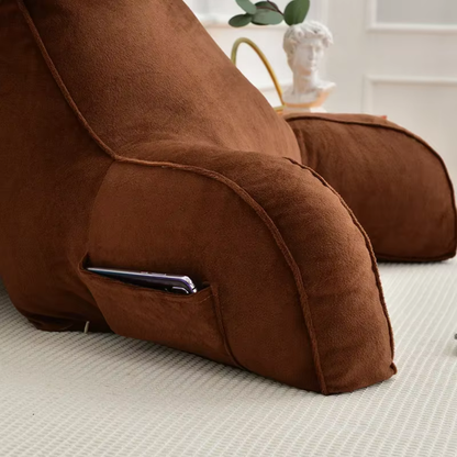 Oreiller de soutien confortable avec accoudoirs et appui-tête réglable