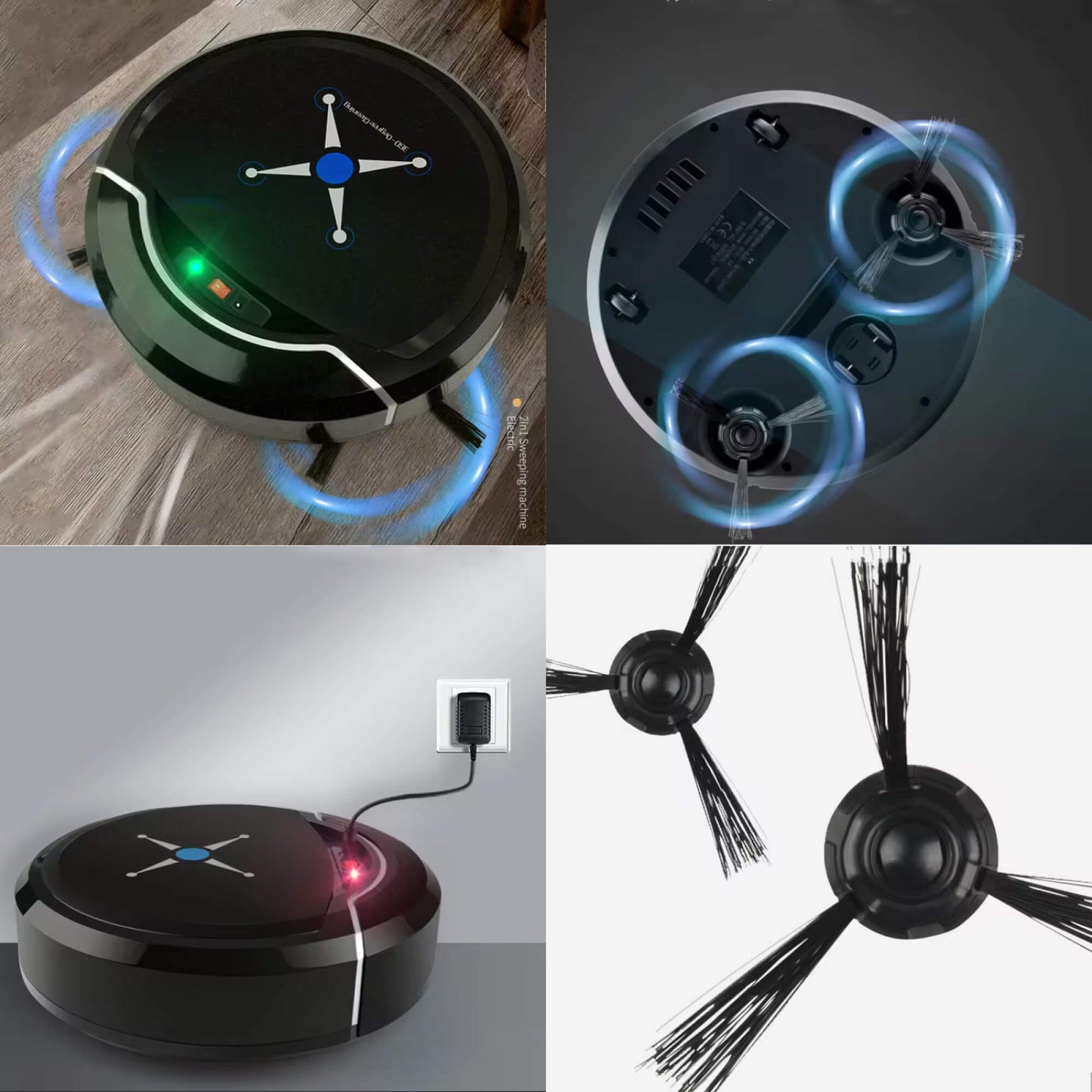 Wi-Fi Smart Robot Mop Vacuum Cleaner