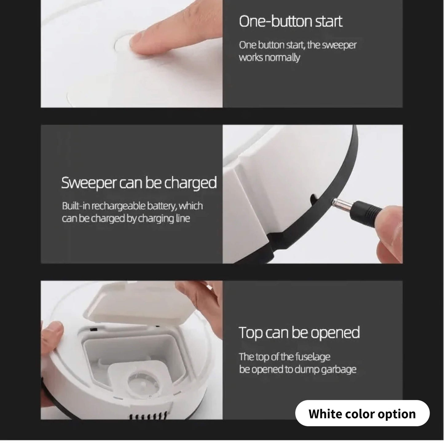 Wi-Fi Smart Robot Mop Vacuum Cleaner