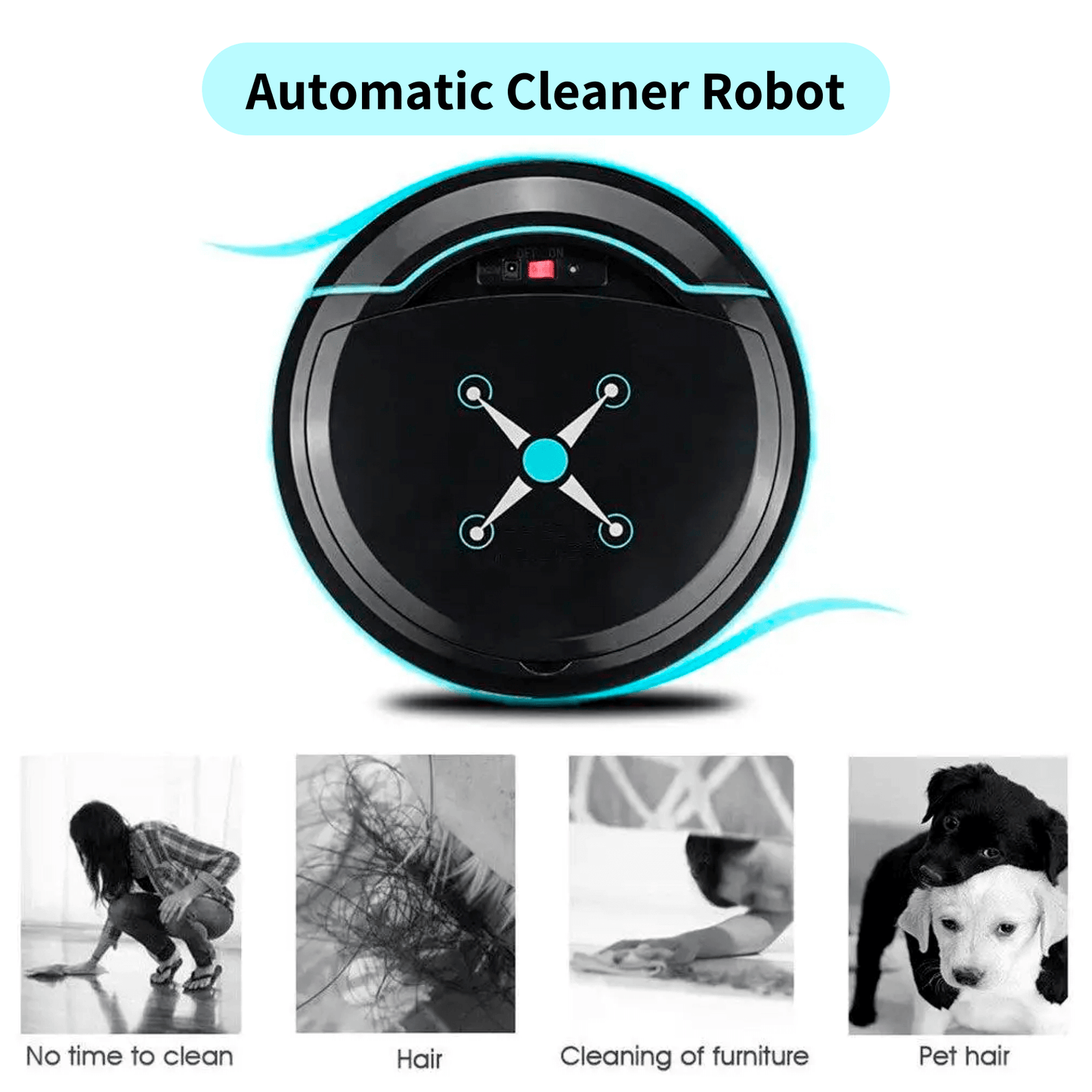 Wi-Fi Smart Robot Mop Vacuum Cleaner