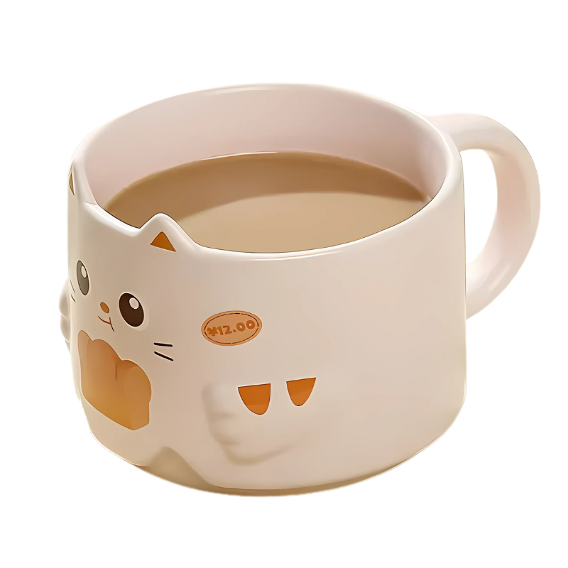 Mug à café adorable avec un animal