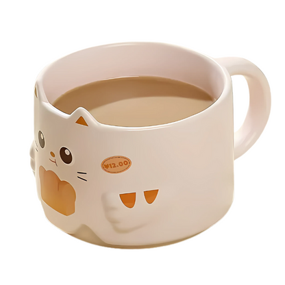 Mug à café adorable avec un animal