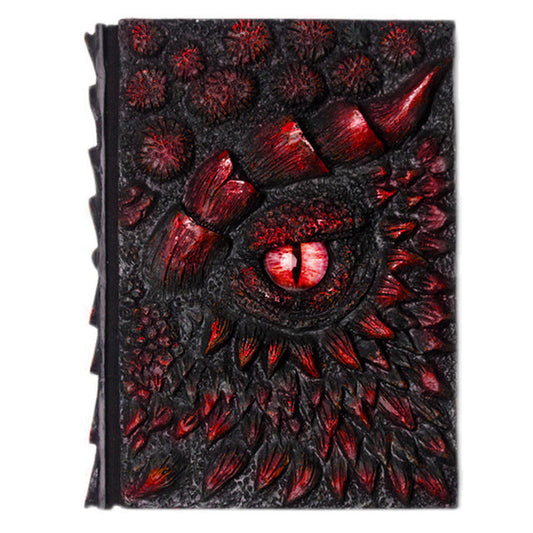 Retro 3D Dragon Journal Notebook - Halri