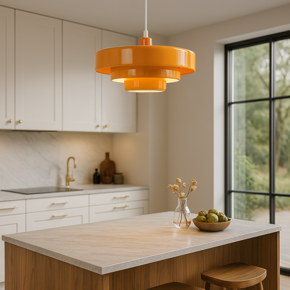 Suspension style rétro - Éclairage LED doux pour la maison