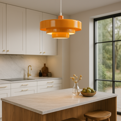 Suspension style rétro - Éclairage LED doux pour la maison