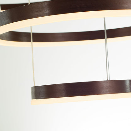 Stylish Metal Pendant Light Circle Design