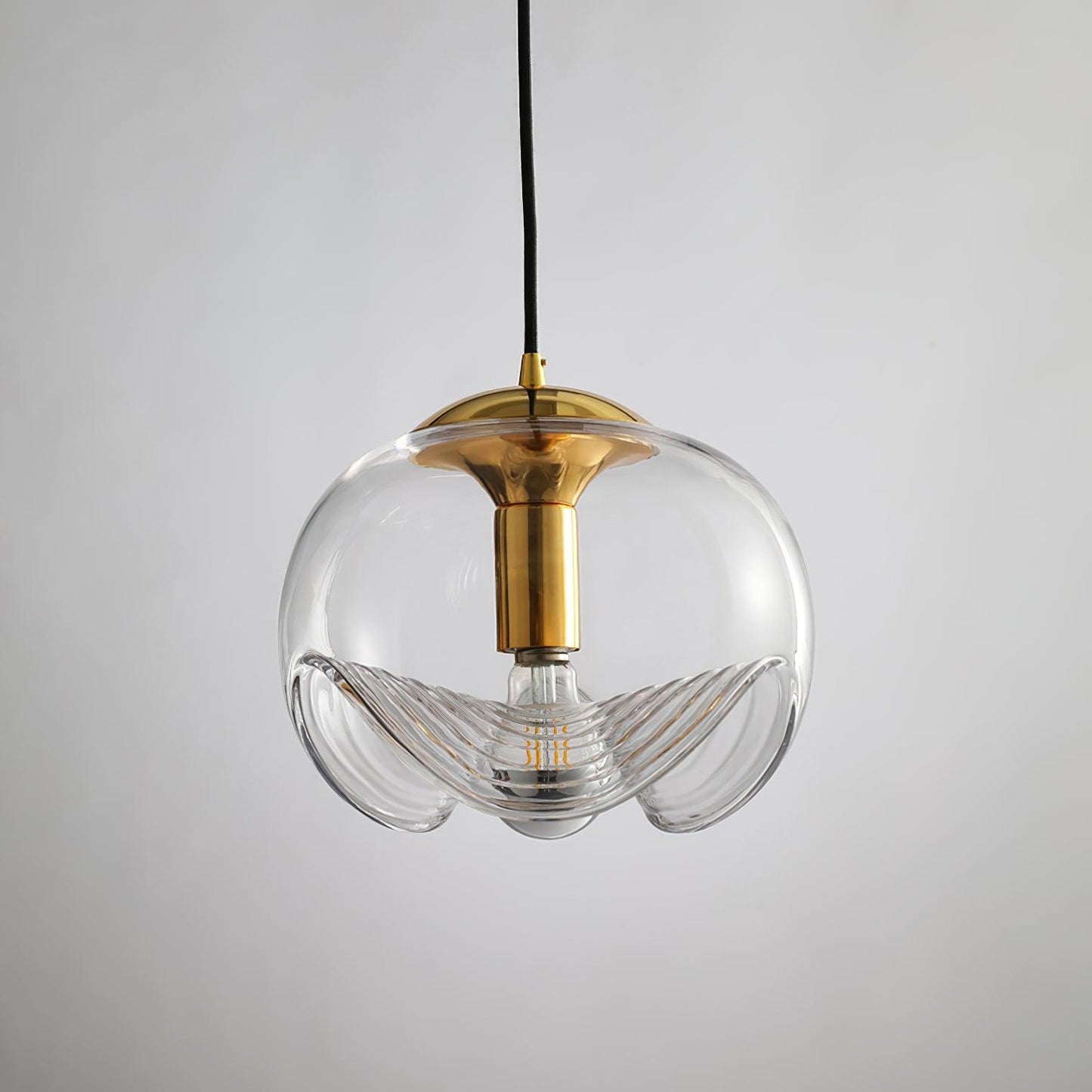 Suspension élégante en verre
