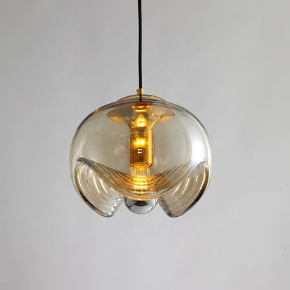 Suspension élégante en verre