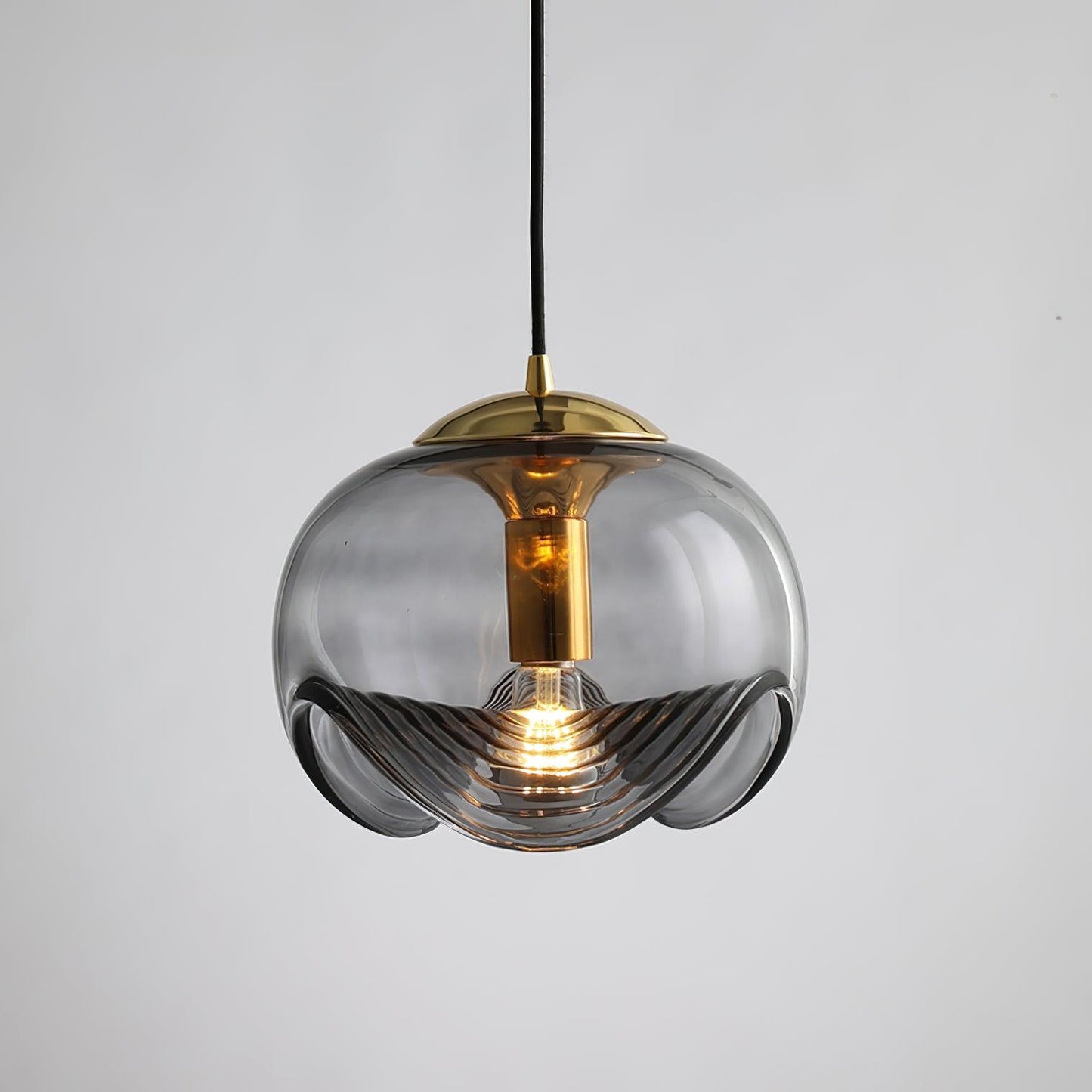 Suspension élégante en verre