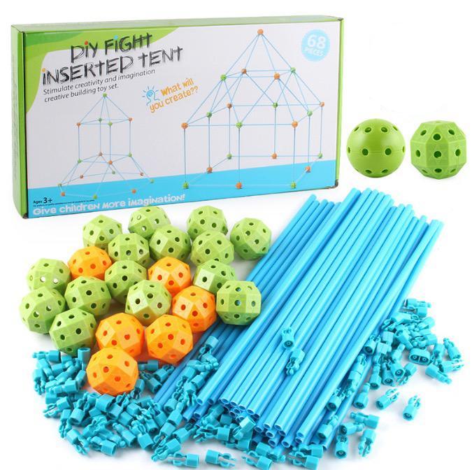 Kit de construction de tente de jeu amusante pour enfants