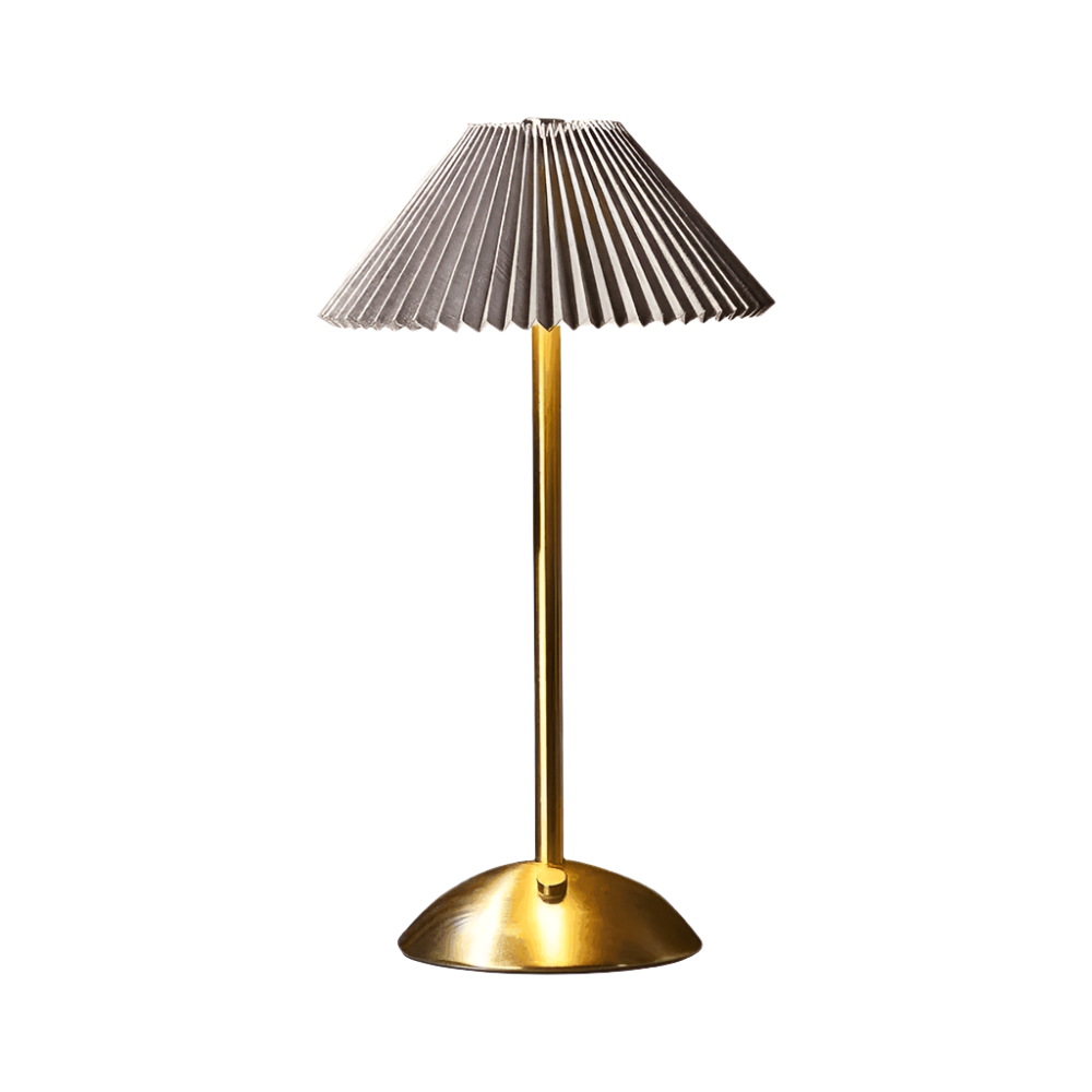 Sleek Black USB Table Lamp with LED Touch Control - Halri