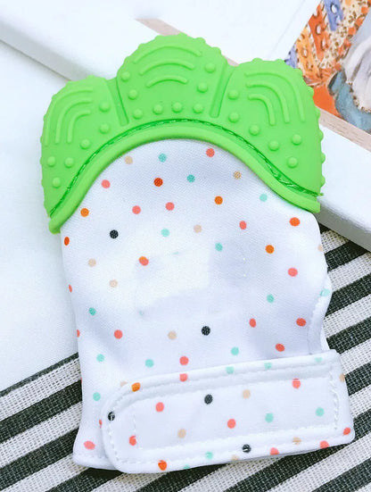 Moufle de dentition pour bébé en silicone souple