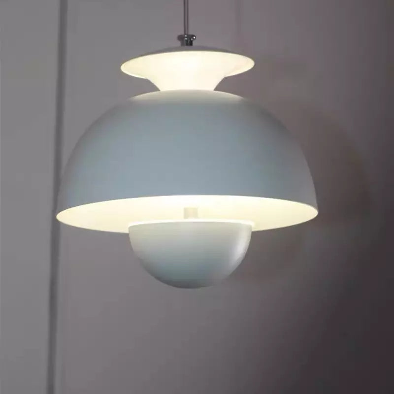 Vintage Style Glass Drop Lamp - Halri