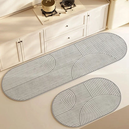 Tapis de bain doux antidérapant pour la cuisine