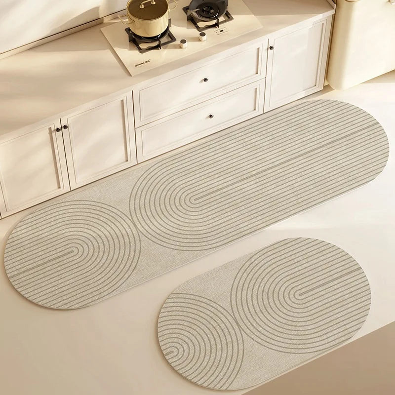Tapis de bain doux antidérapant pour la cuisine
