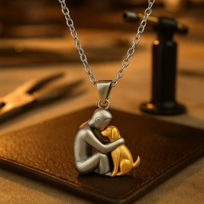 Magnifique collier pendentif en cristal, bijou élégant