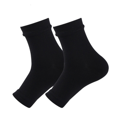 Chaussettes de soutien confortables pour les chevilles, soulageant la neuropathie.