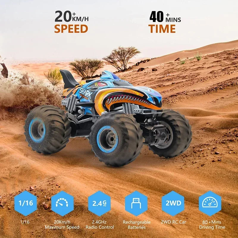 Rugged 4x4 Remote Control Rock Crawler Truck