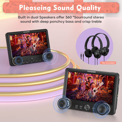 Portable Car Backseat DVD Player
