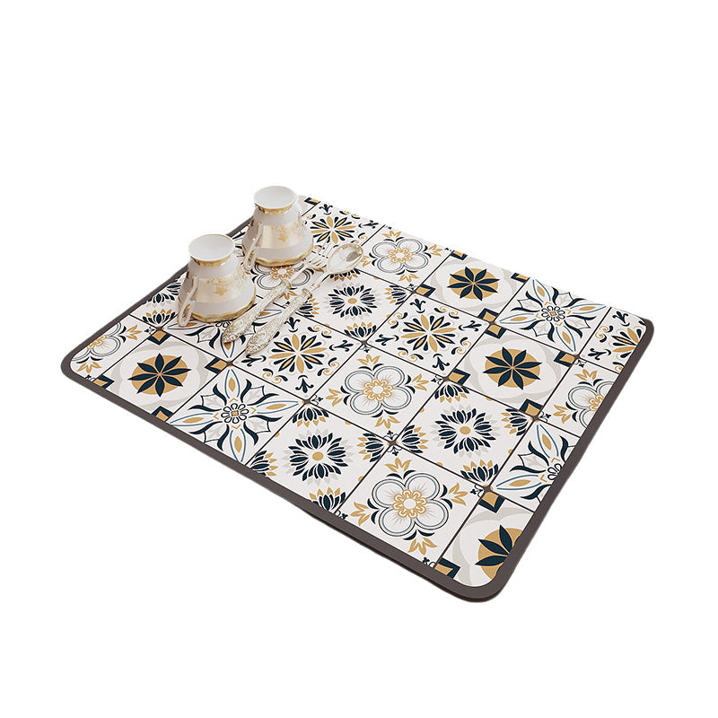 Tapis de cuisine imperméable et antidérapant