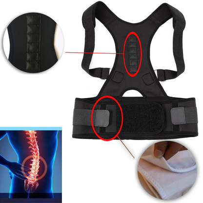 Correcteur de posture et ceinture de soutien dorsal 