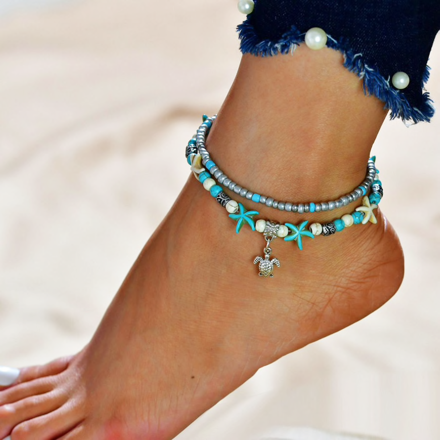 Boho Chic Summer Beach Anklet - Halri