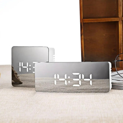Wireless LED Clock Radio with Temperature and Touch Control - Halri
