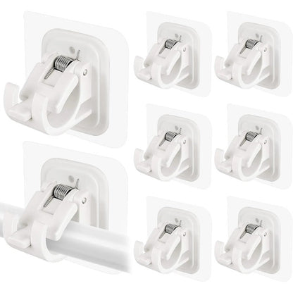 Supports muraux pour tringle à rideaux faciles à installer - Aucun perçage requis