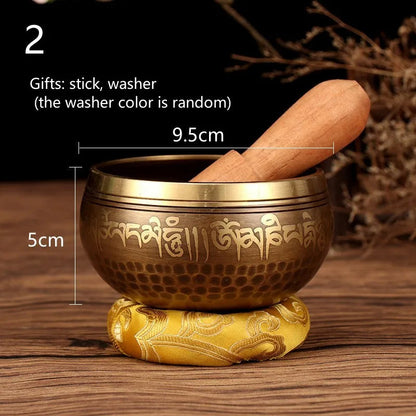 Authentic Tibetan Meditation Sound Bowl Set