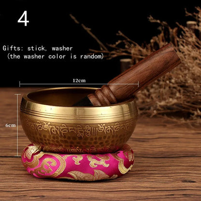 Authentic Tibetan Meditation Sound Bowl Set