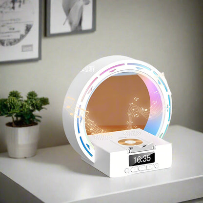 Lampe de table avec haut-parleur Bluetooth sans fil et chargeur