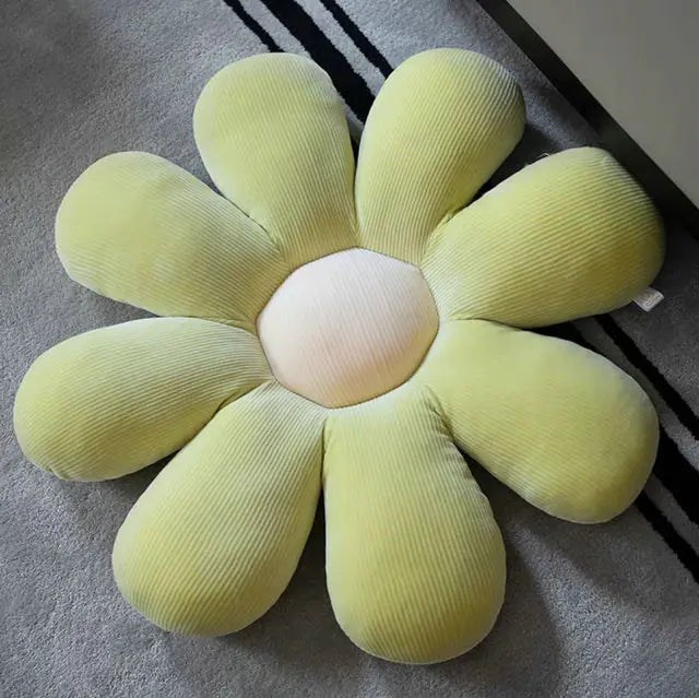 Coussin de chaise doux à motif floral