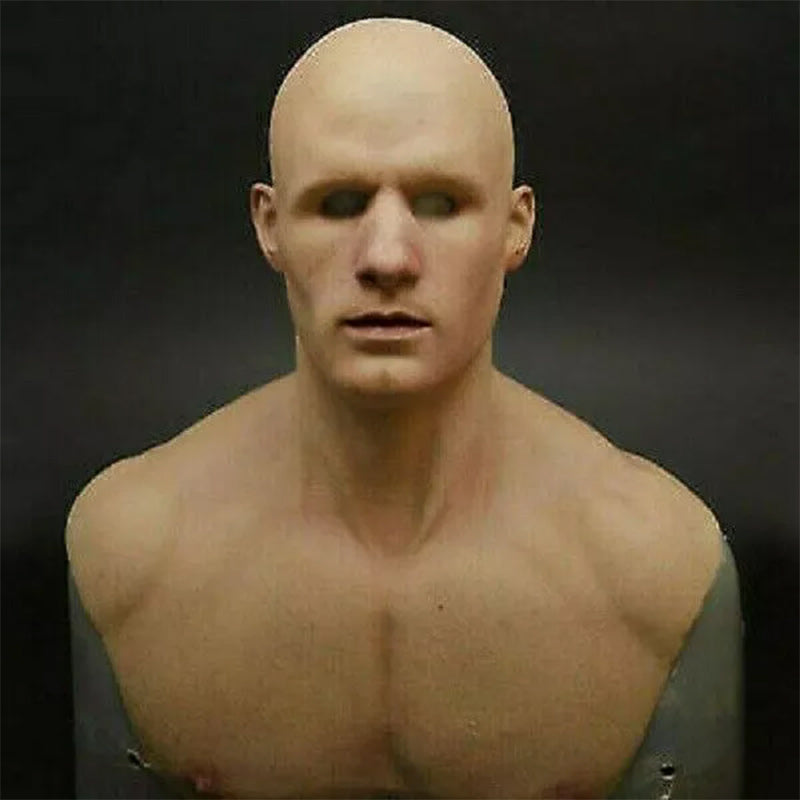 Masque réaliste en latex pour maquillage cosplay 