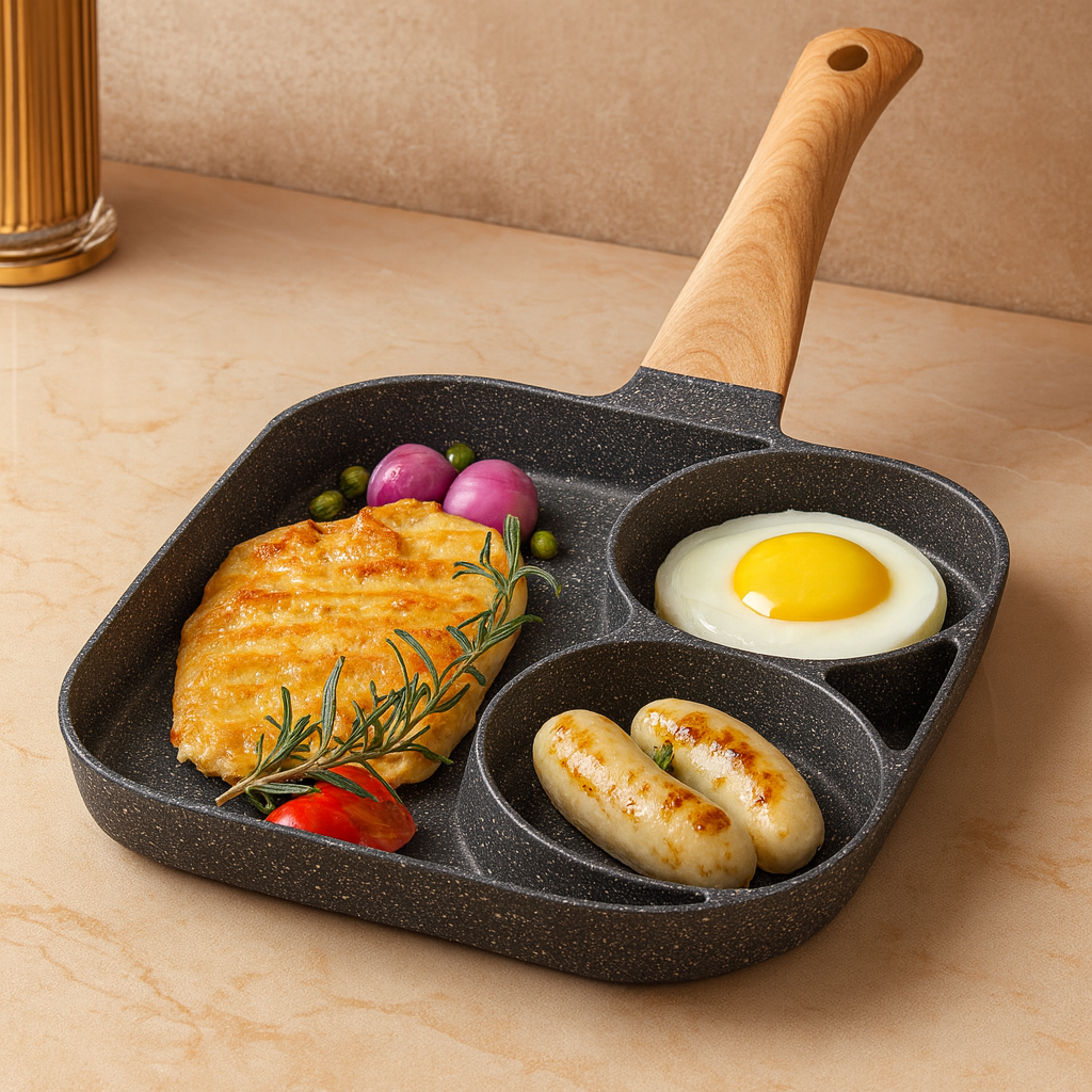 3 Compartment Food Steamer Tray - Halri