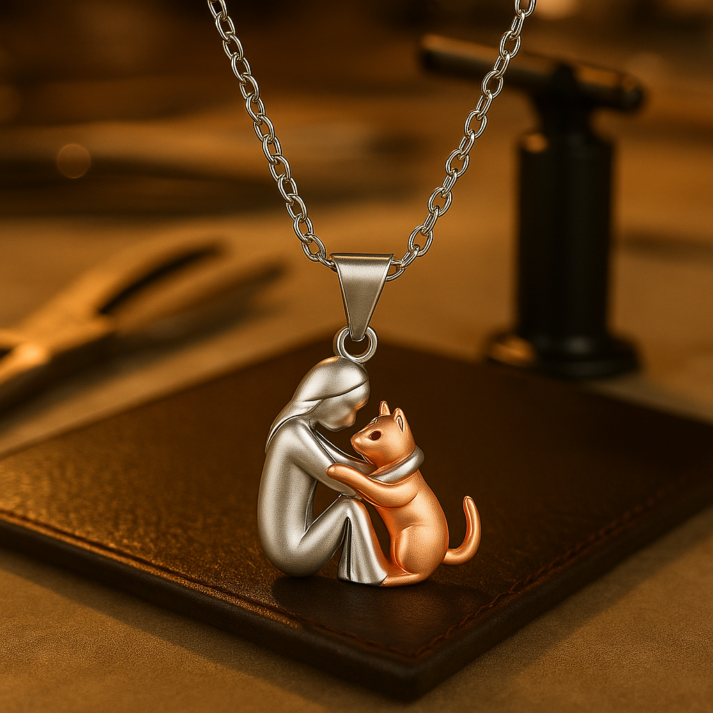 Magnifique collier pendentif en cristal, bijou élégant