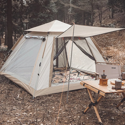 Quick Setup Family Camping Pop Up Tents For 4