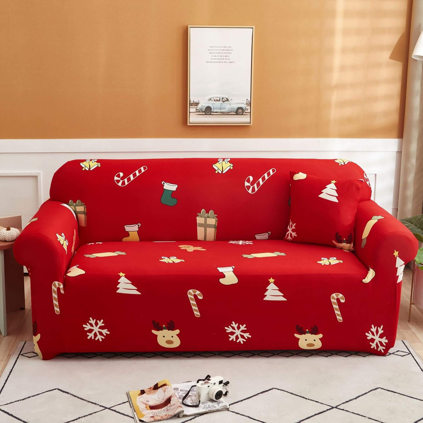 Housse de protection confortable pour canapé