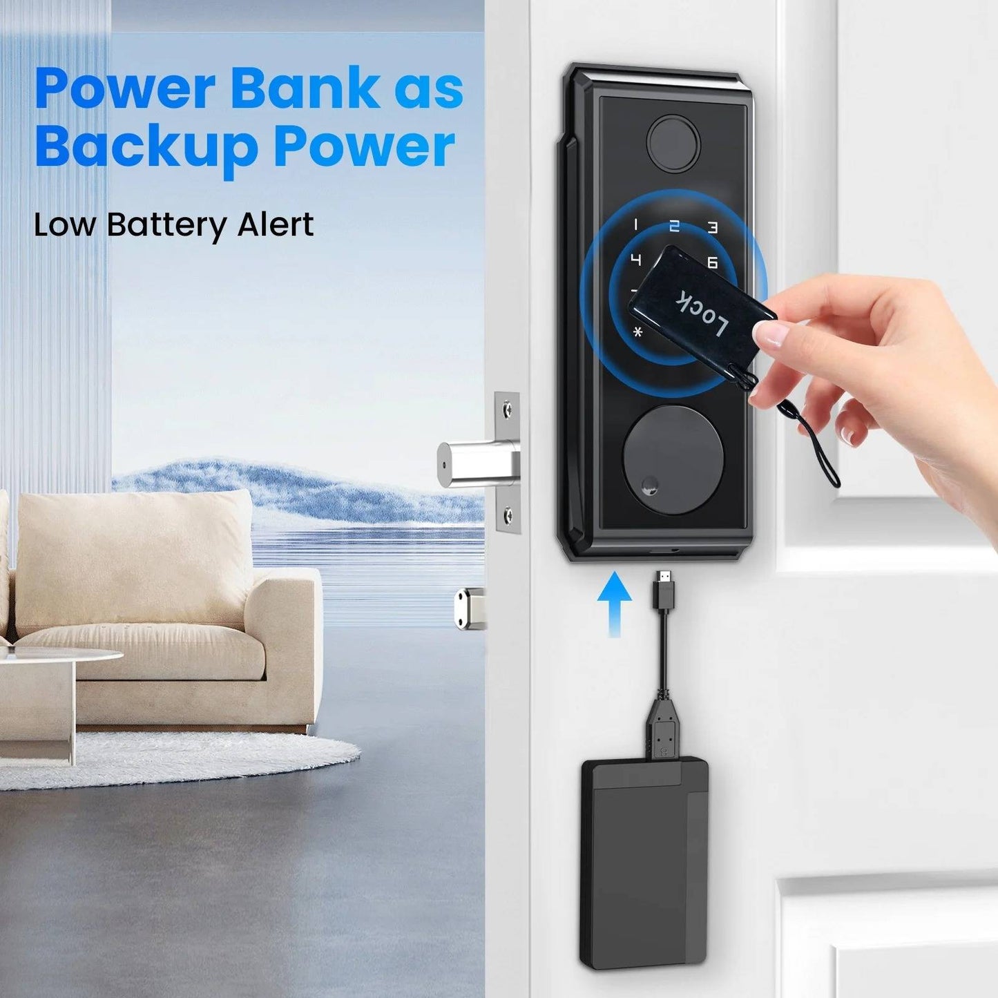 Electronic Touchscreen Home Door Lock
