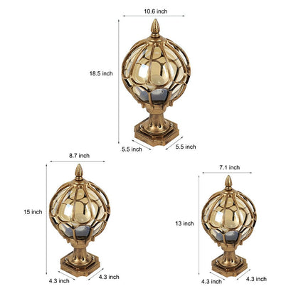 Rustic Antique Style Outdoor Lantern Post Light