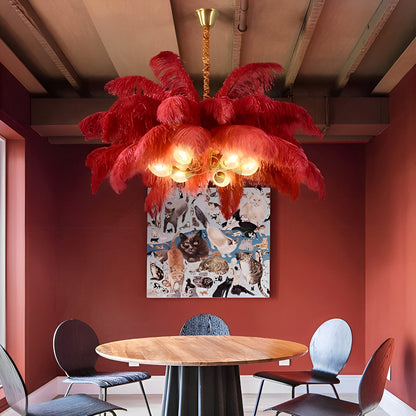 Stunning Bronze Crystal Ceiling Light Fixture