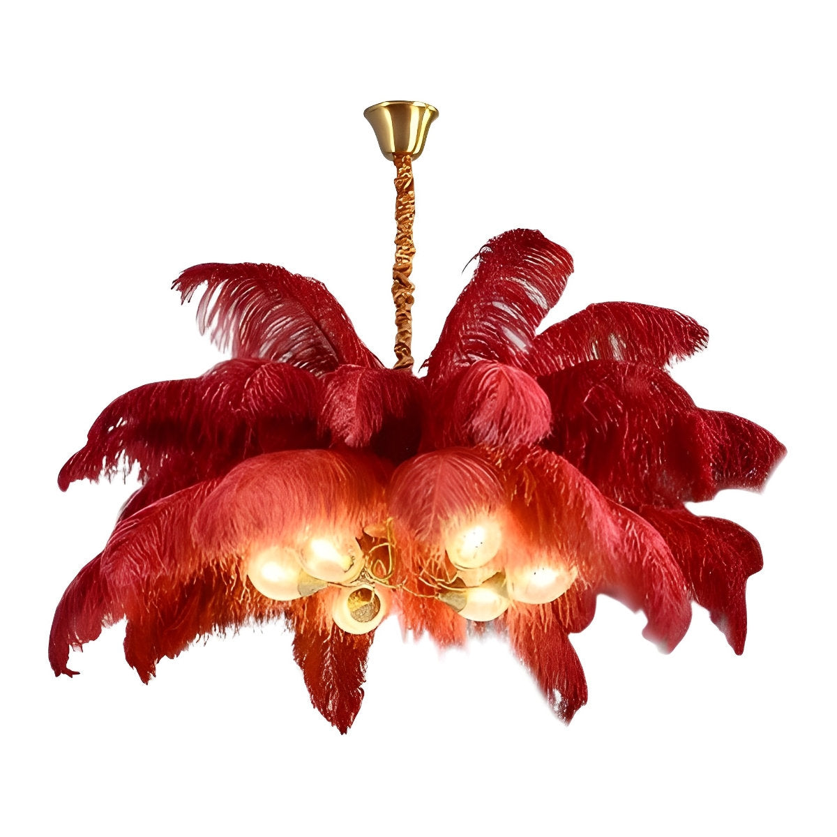 Stunning Bronze Crystal Ceiling Light Fixture