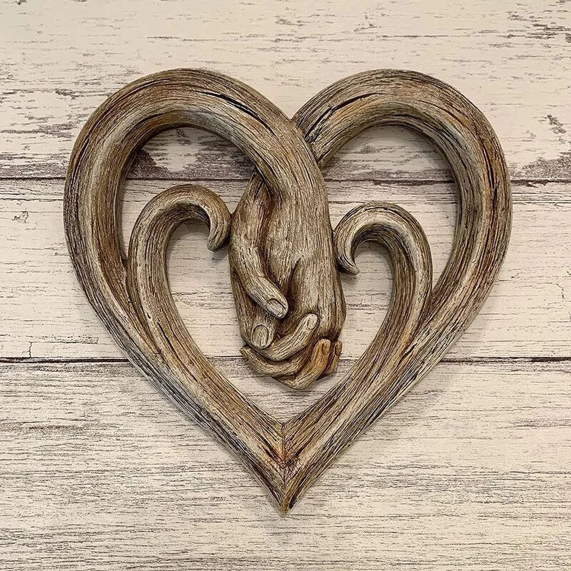 Lovely Wood Heart Wall Decor - Halri