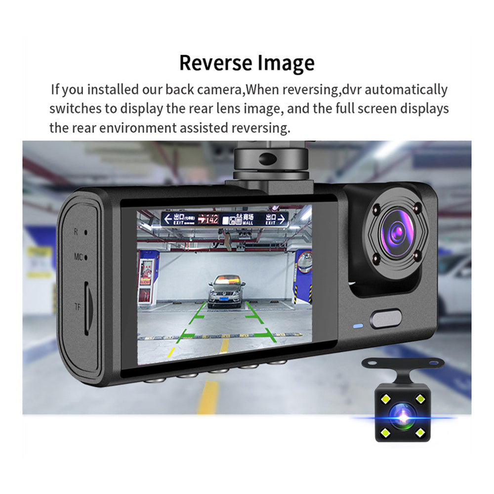 Dual Lens Car Dashboard Camera